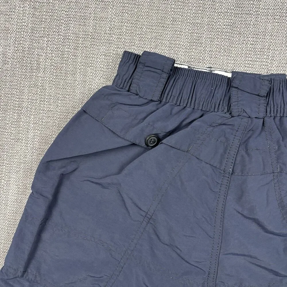 AFTCO Fishing Shorts Men's 28 Navy Blue 5.5” Inseam Cargo Pockets Outdoor Nylon